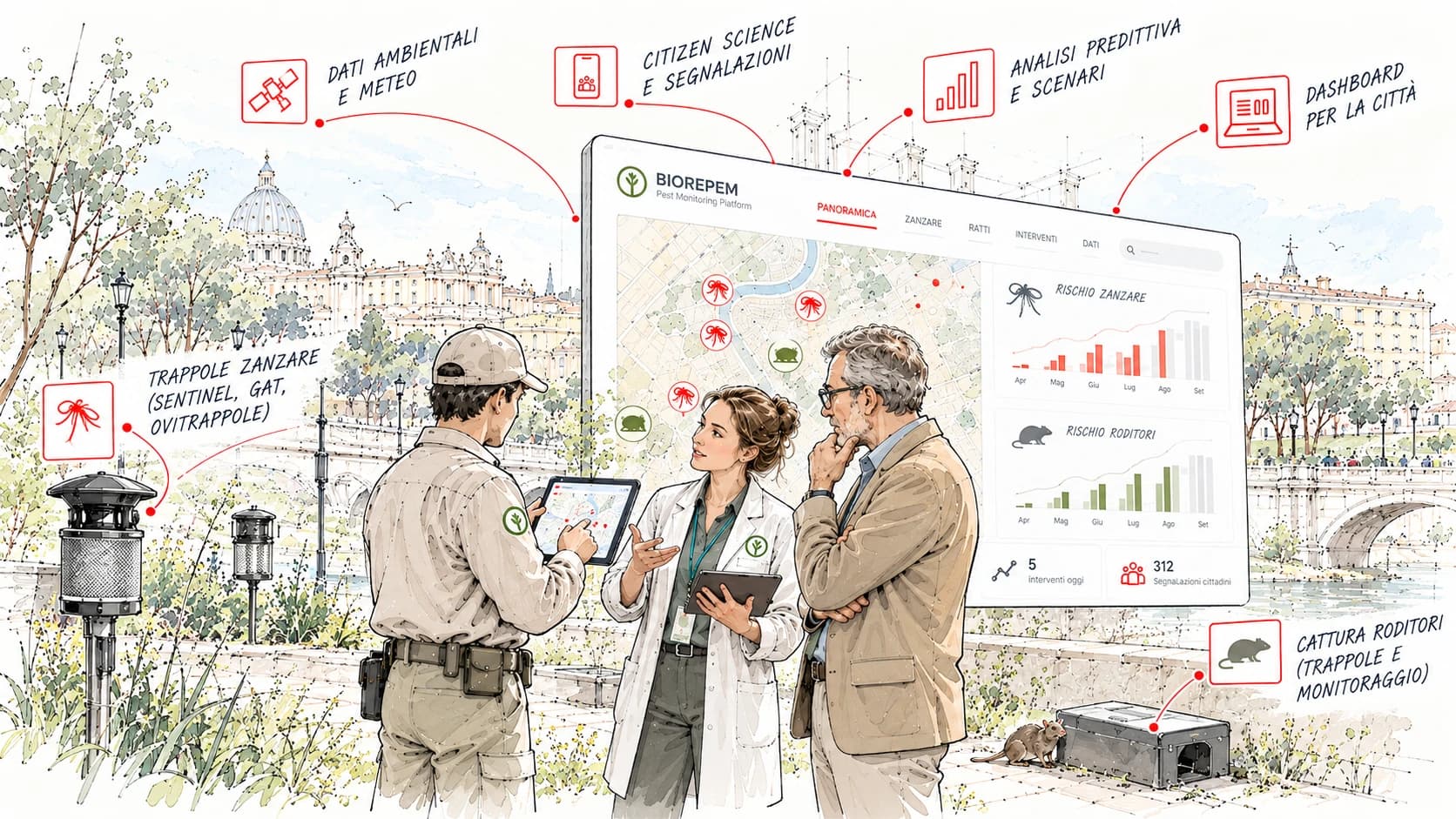 Biorepem — Monitoraggio delle specie infestanti