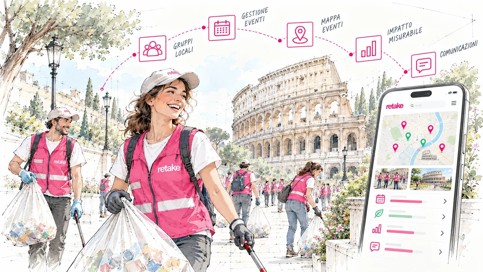 Fondazione Retake ETS — Piattaforma per il volontariato