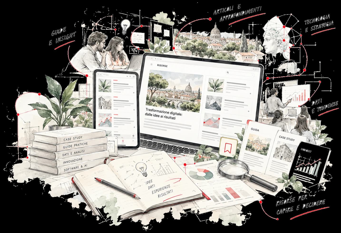 Risorse Yayamedia: guide e insight, articoli e approfondimenti, tecnologia e strategia, dati e tendenze, risorse per capire e decidere
